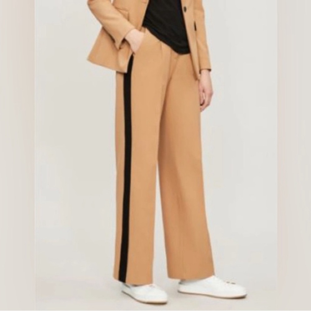Maje Pleated Side Stripe Pants Women’s size 2
